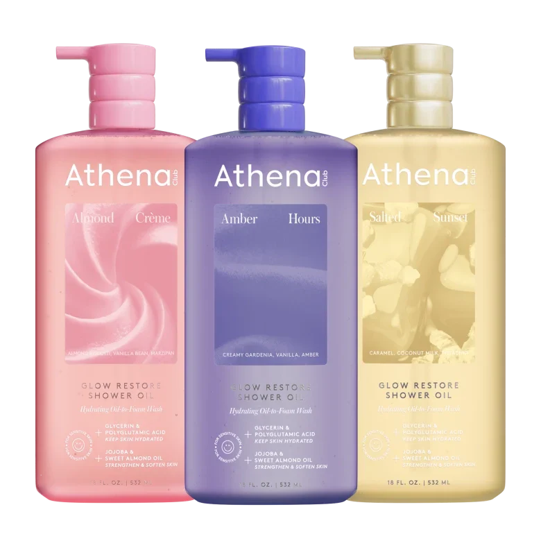 Glow Restore Shower Oil Trio Q8